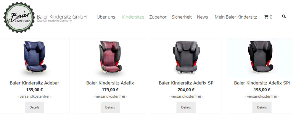 baier Kindersitz Shop by InboundBuzz