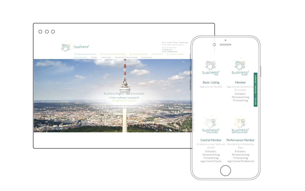 "Business High5" Stuttgart - das Business-Netzwerk mit echtem Business!