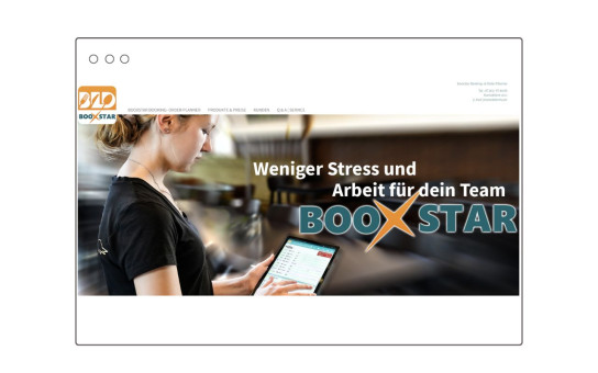  booxstar Booking- & Order-Planner - Tisch-Reservierungsprogramm - Restaurant-Buchungssystem | Digitales Reservierungsbuch